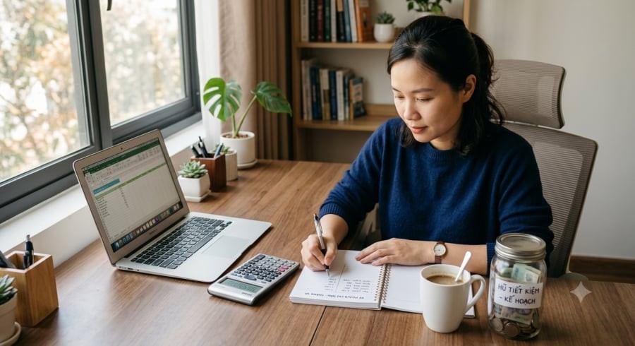 Lập kế hoạch chi tiêu và ưu tiên tiết kiệm là thói quen giúp nhiều người xây dựng nền tảng tài chính vững vàng.