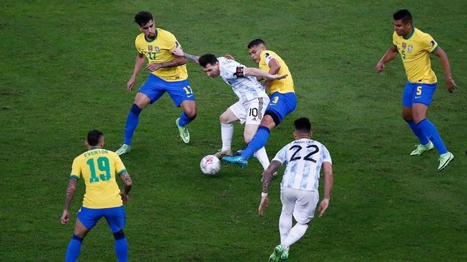 Messi từng đối đầu những nền bóng đá lớn nhất thế giới. Ảnh: Getty.