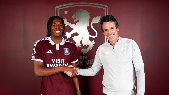 Johan Manzambi cập bến Aston Villa. Ảnh: Trang chủ Aston Villa.