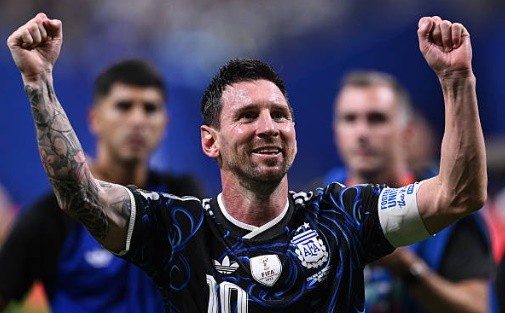 Messi chính là ''hạt nhân'' trong màn ngược dòng đầy cảm xúc trước tuyển Anh. Ảnh: Getty Images.