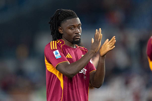 Manu Kone gây ấn tượng trong màu áo AS Roman. Ảnh: Getty Images