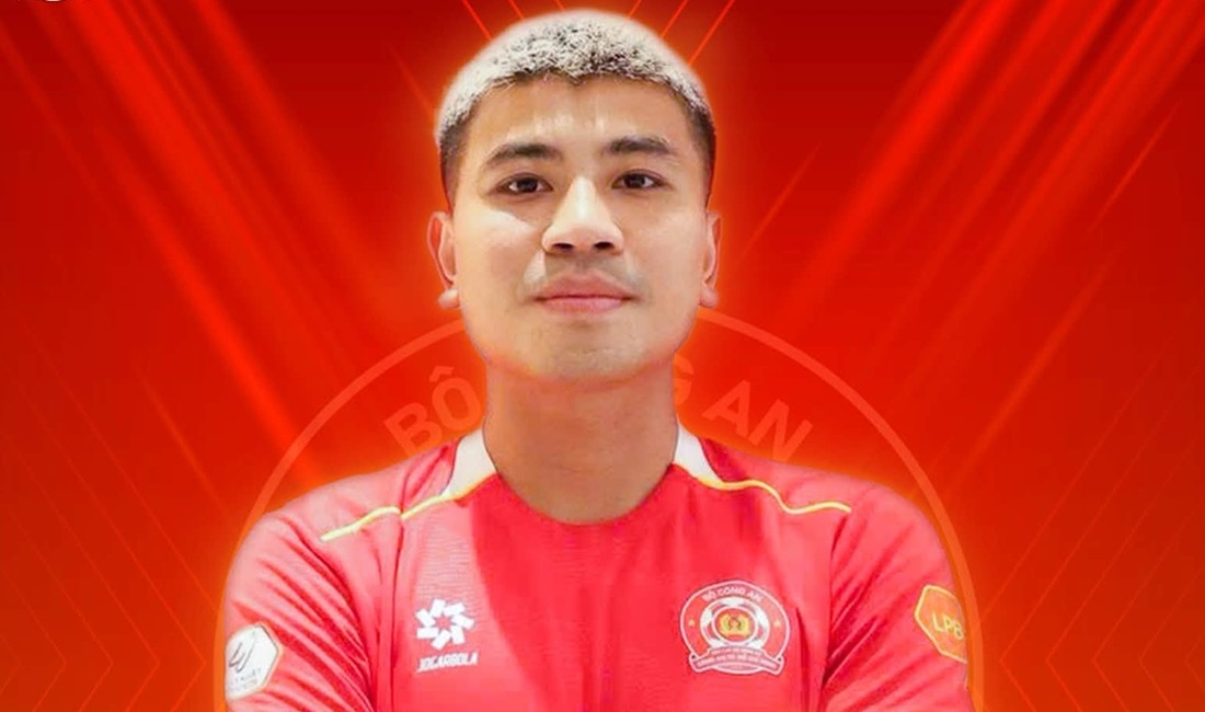 Đinh Thanh Bình chính thức chia tay CLB Công An TP.HCM. Ảnh: Công An TP.HCM FC.
