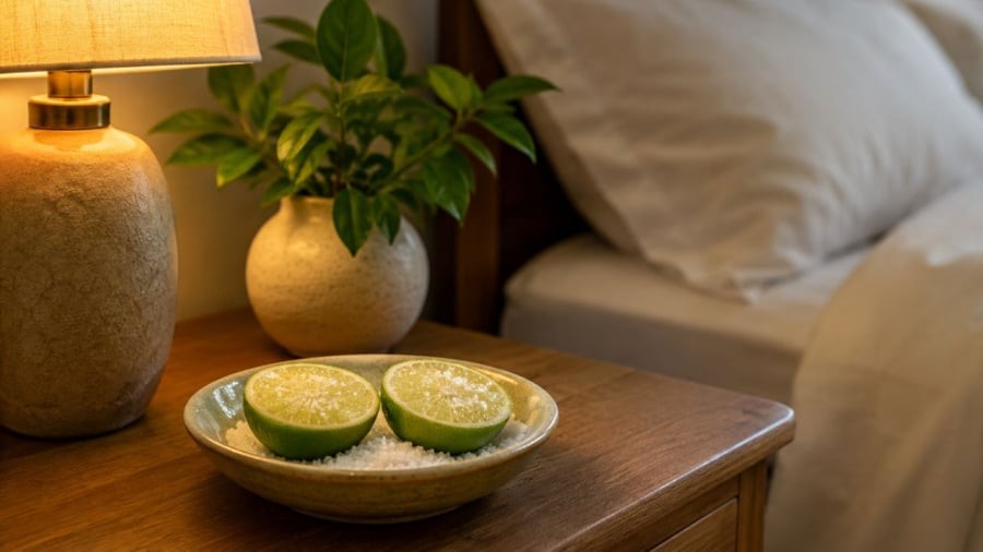 Đĩa chanh và muối để đầu giường mang lại nhiều công dụng bất ngờ