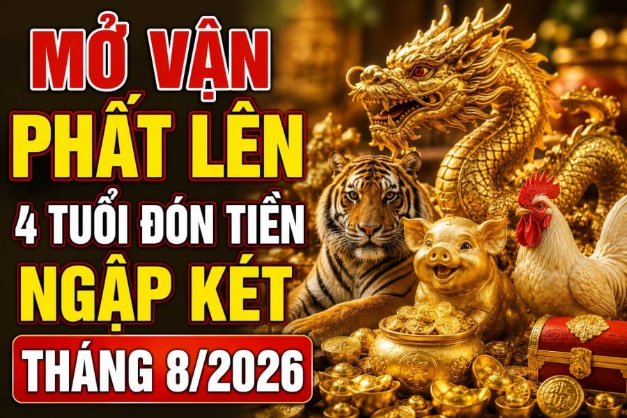 Mở Vận phất lên, 4 tuổi đón Tiền ngập két tháng 8/2026