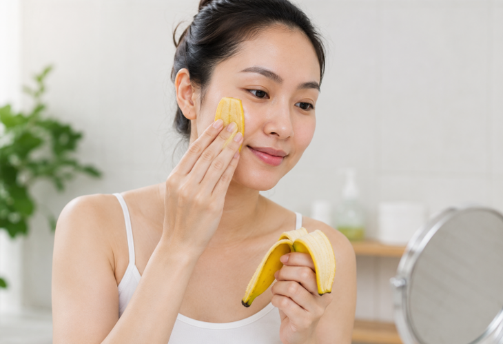 Xu hướng tận dụng vỏ chuối để chăm sóc da xuất phát từ quan niệm rằng phần vỏ chứa nhiều vitamin và chất chống oxy hóa có lợi. 