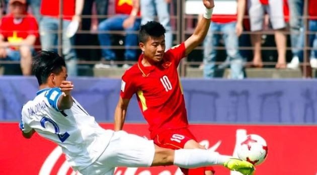 Đinh Thành Bình tại U20 World Cup năm 2017. Ảnh: VFF.