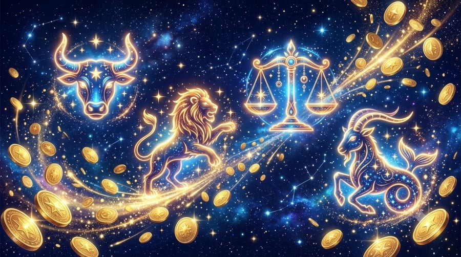 4 cung hoàng đạo được dự báo có nhiều cơ hội đón vận may tài chính trong tuần mới.
