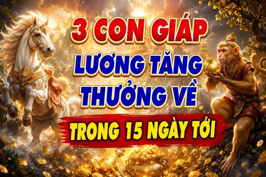 3 con giáp Lương tăng - thưởng về trong 15 ngày tới 