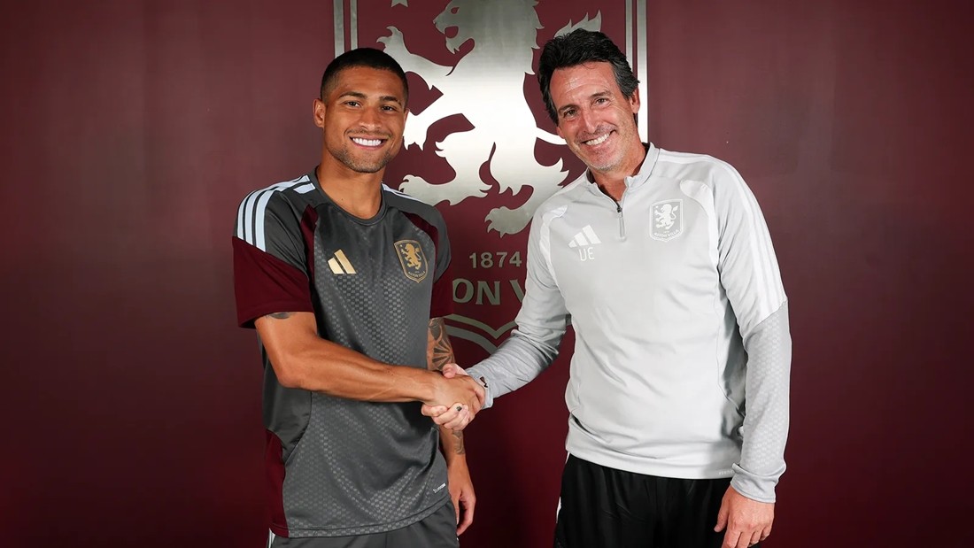 Aston Villa chính thức công bố tân binh Joao Gomes. Ảnh: Aston Villa FC.