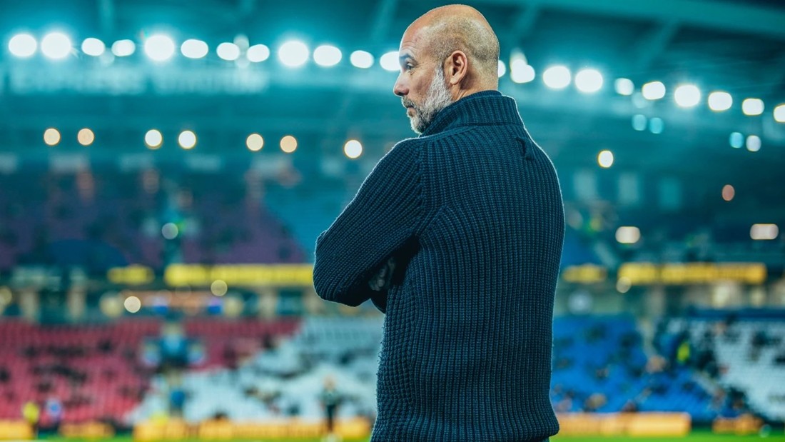 Pep Guardiola là mục tiêu số 1 của LĐBĐ Ý. Ảnh: Man City FC.