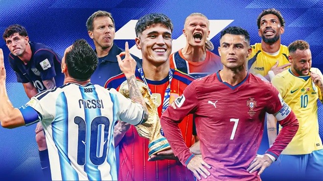 Các siêu sao đã có những màn trình diễn trái ngược ở World Cup. Ảnh: Goal/Getty.