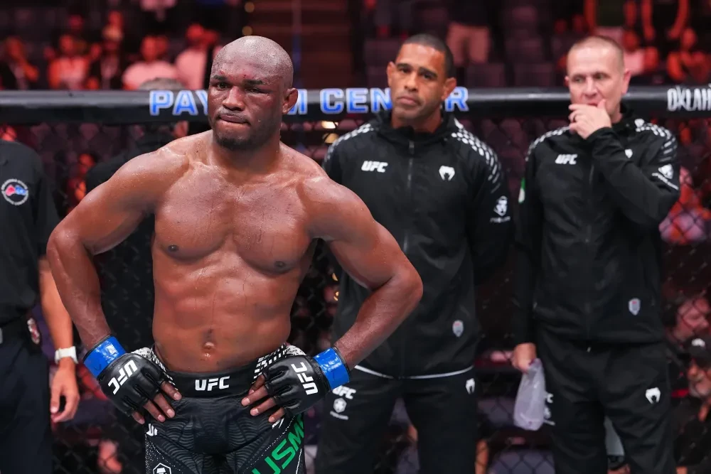 Kamaru Usman thất vọng sau trận đấu