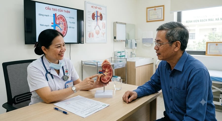 Bệnh thận mạn thường tiến triển âm thầm trong nhiều năm, khiến nhiều người chỉ phát hiện khi chức năng thận đã suy giảm đáng kể.