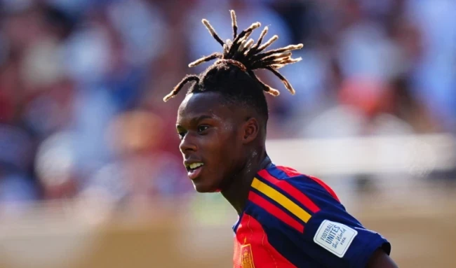 Arsenal quan tâm Nico Williams. Ảnh: Getty.