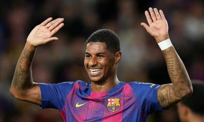 Dù gây ấn tượng tại Barca nhưng Rashford lại không được đội bóng xứ Catalan mua đứt. Ảnh: Getty Images.