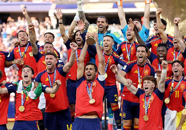 La Roja thể hiện sức mạnh tuyệt đối ở kỳ World Cup năm nay. Ảnh: Getty Images. 