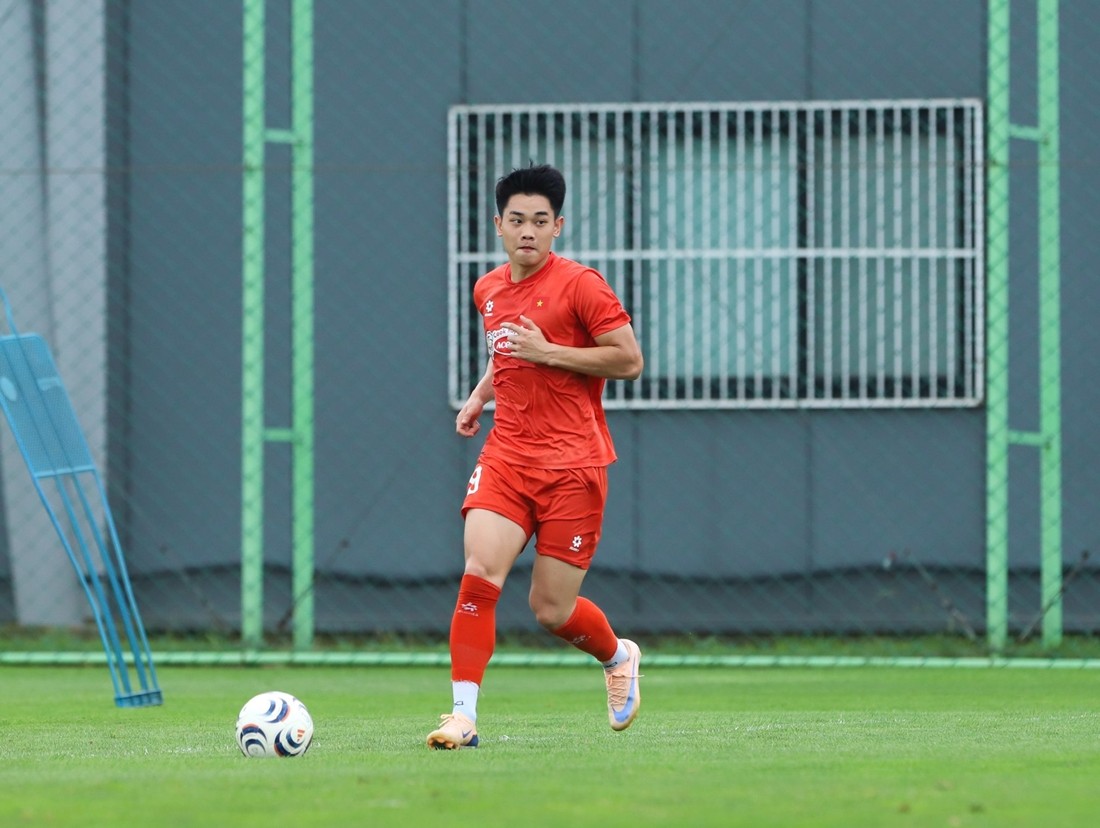 Nguyễn Đình Bắc vẫn có thể ra sân ở trận ra quân tại ASEAN Cup 2026. Ảnh: VFF.