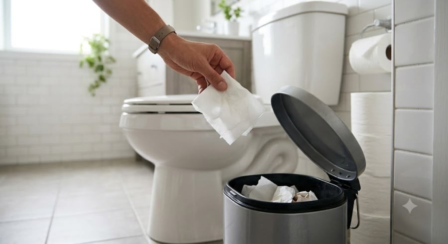 Để phòng tắm luôn sạch sẽ và bảo vệ sức khỏe gia đình, bạn nên áp dụng nguyên tắc đơn giản sau:

