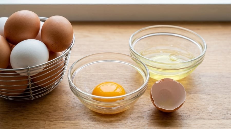 Lòng đỏ chứa nhiều dưỡng chất quan trọng như choline, lutein và zeaxanthin, không nên loại bỏ nếu không có chỉ định đặc biệt.