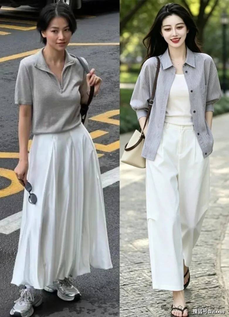 Bên cạnh xanh, màu xám cũng là gam màu kết hợp rất hài hòa với sắc trắng. 