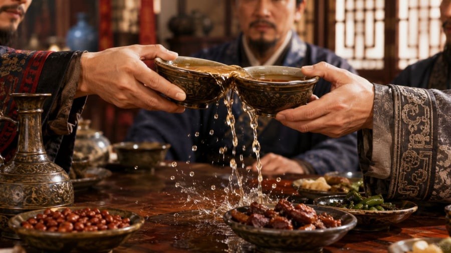 Rượu rót đầy ẩn chứa những ý nghĩa bất ngờ