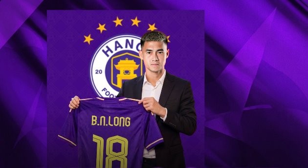  Bùi Ngọc Long sẽ mang áo số 18 ở Hà Nội FC. Ảnh: CLB Hà Nội FC.