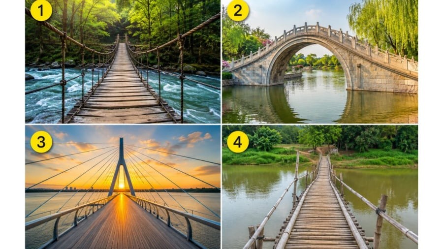 Bạn muốn chọn cây cầu nào?