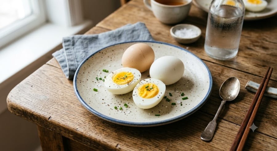 Vi khuẩn Salmonella bị tiêu diệt hoàn toàn ở nhiệt độ 71°C. Hãy luôn nấu chín kỹ trứng cho đến khi cả lòng trắng và lòng đỏ đông lại hoàn toàn!

