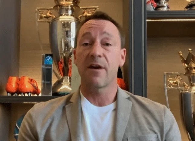 Terry châm chọc Arsenal về Champions League. Ảnh: Getty Images. 