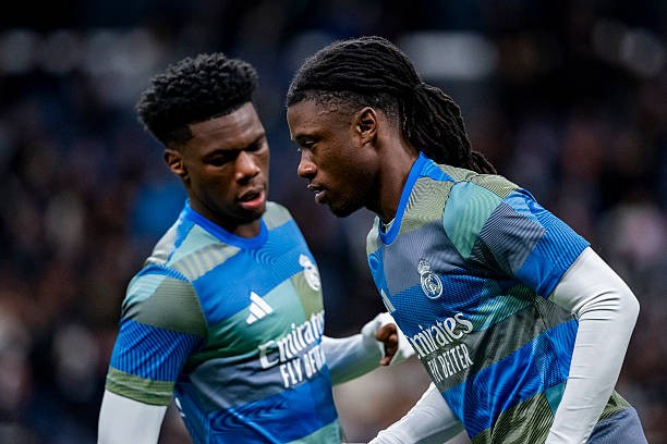Tchouameni và Camavinga đều không ý định rời Real Madrid. Ảnh: Getty Images. 