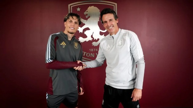 HLV Emery lạc quan với thương vụ Garnacho. Ảnh: Aston Villa.