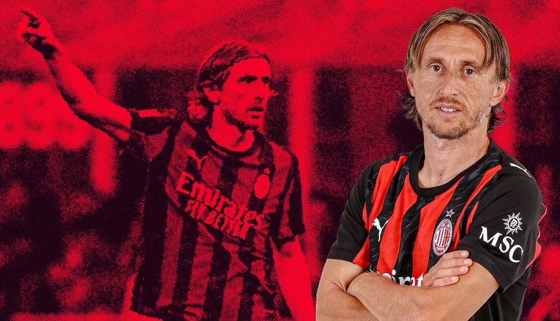 Luka Modric chính thức gia hạn hợp đồng với AC Milan. Ảnh: AC Milan FC.