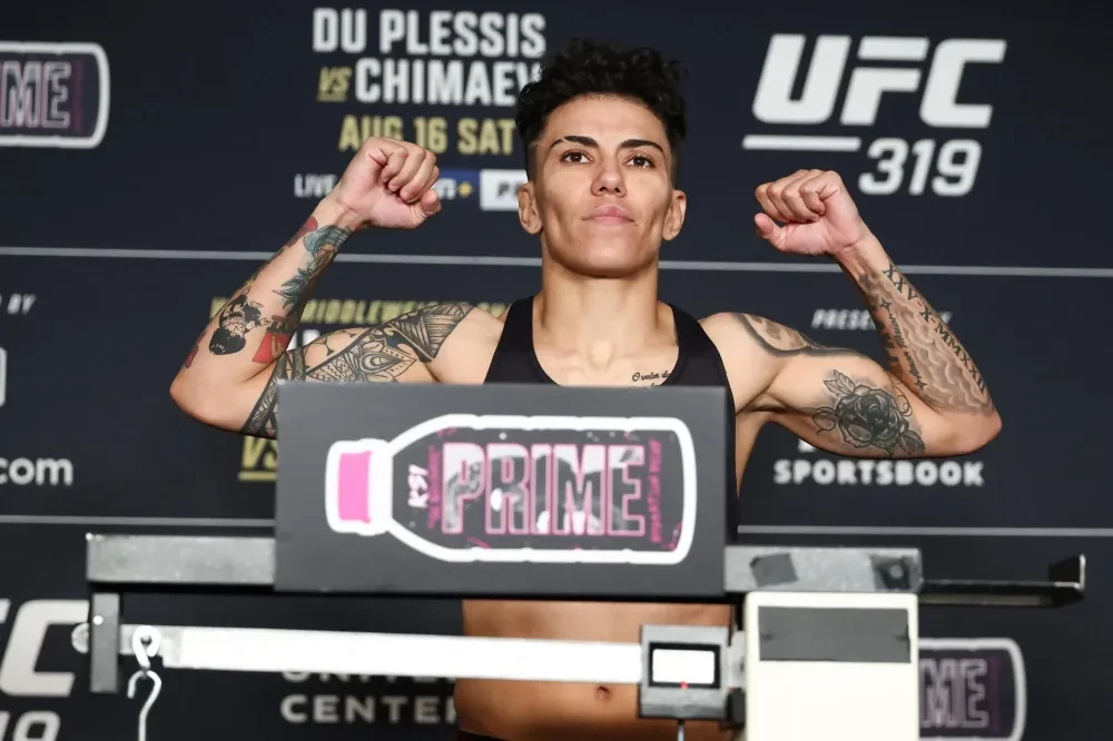 Jessica Andrade UFC 319 weigh-ins