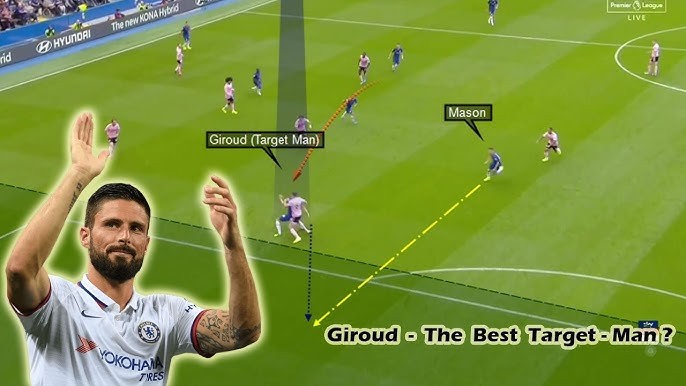 Giroud biến làm tường thành nghệ thuật đỉnh cao. Ảnh: The Athletic.