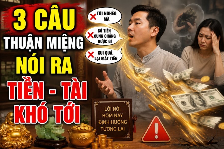 Có những câu nói tưởng chừng vô hại, nói thành thói quen nhưng lâu dần lại tạo nên tâm lý tiêu cực, khiến bản thân đánh mất cơ hội và khó tích tụ tài lộc.