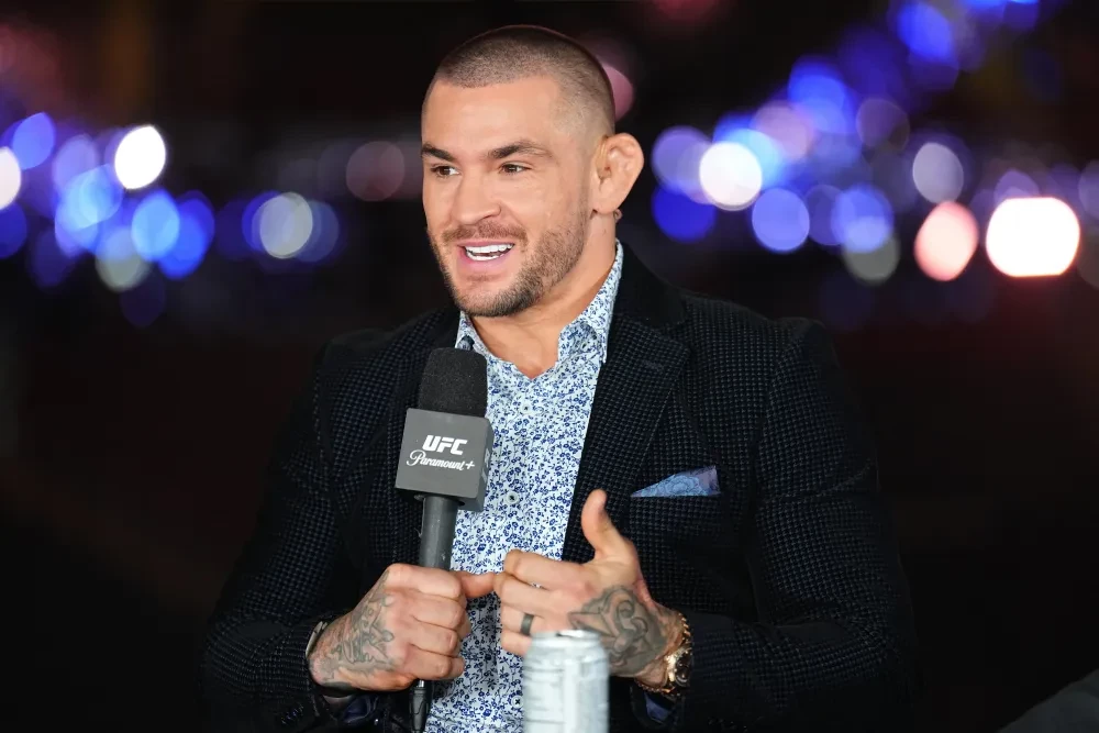 Dustin Poirier tại sự kiện UFC 328