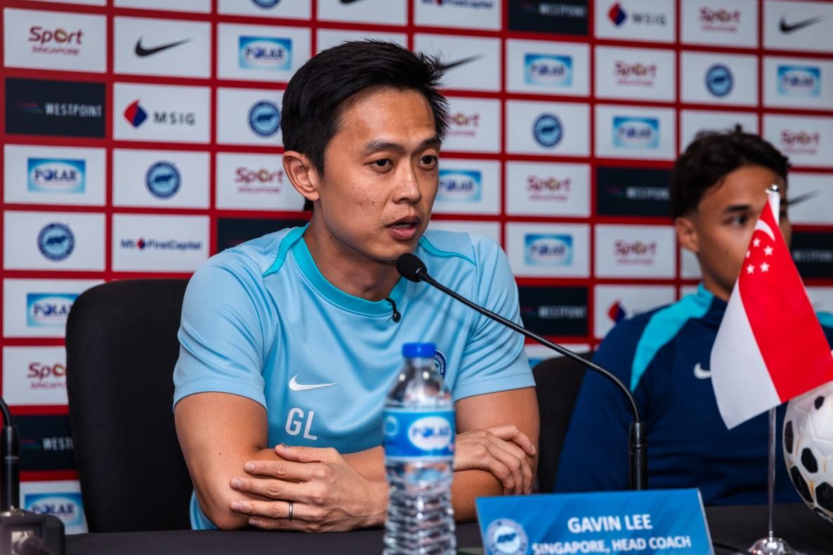 Gavin Lee không hài lòng với chiến thắng của tuyển Singapore. Ảnh: FAS