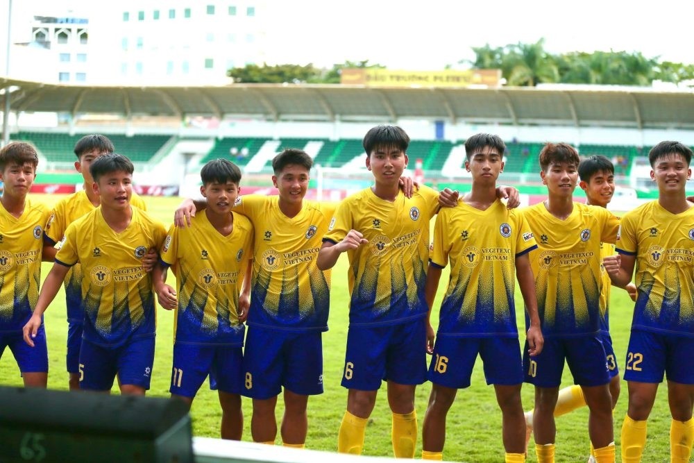 U17 Hà Nội xuất sắc giành vé vào chơi trận bán kết U17 Quốc gia 2026. Ảnh: VFF.