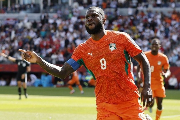 Kessie trong màu áo Bờ Biển Ngà tại World Cup 2026. Ảnh: Getty Images