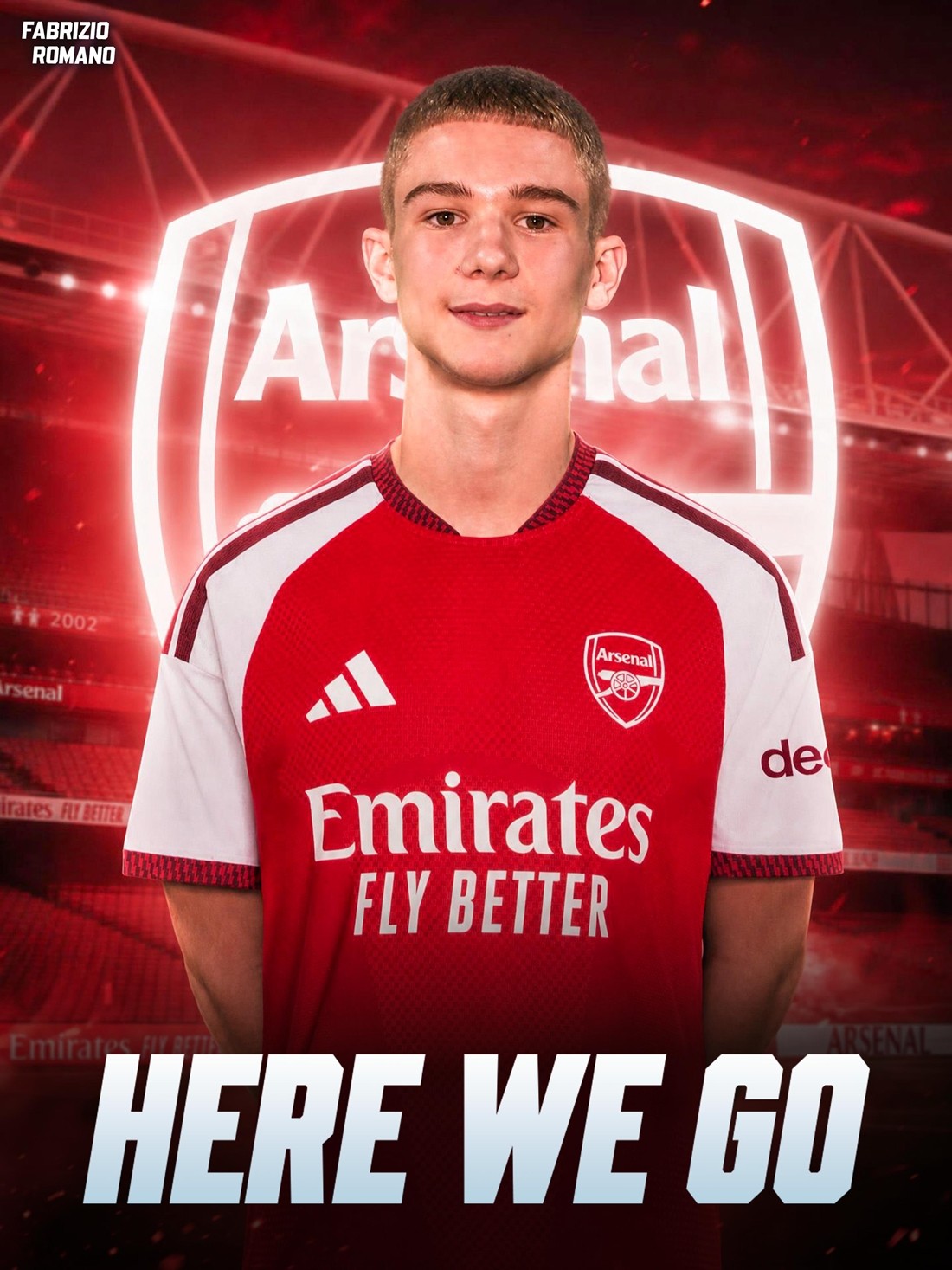 Axel Donczew được cho sắp cập bến Arsenal. Ảnh: @FabrizioRomano - X.com.