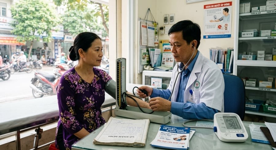 Duy trì giấc ngủ chất lượng là một trong những yếu tố hỗ trợ bảo vệ sức khỏe tim mạch.