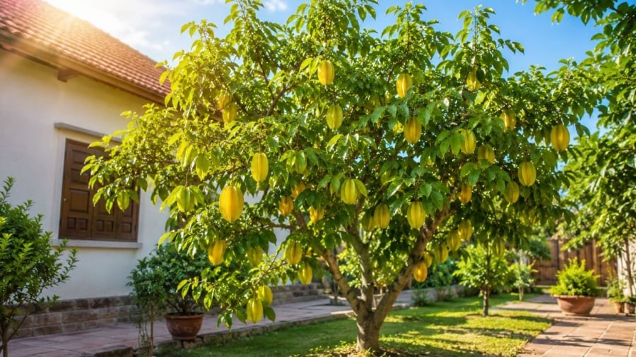 Nhiều gia đình thích trồng cây khế trong nhà nhưng cần chú ý vị trí cho hợp lý