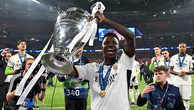 Vinicius Junior được xem là biểu tượng thành công của Real Madrid trong nhiều năm qua. (Ảnh: Getty Imgaes)
