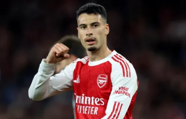 Martinelli có khả năng rời Arsenal. Ảnh: Imago.