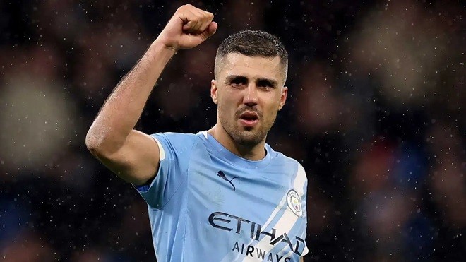  Rodri được Man City thuyết phục gia hạn hợp đồng. Ảnh: Getty.