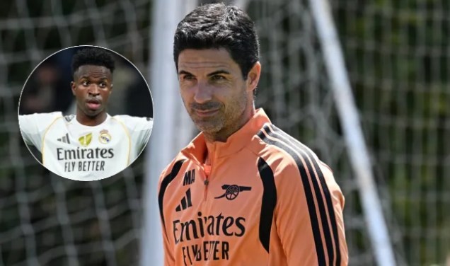 Arteta muốn có sự phục vụ của Vinicius ở Emirates. Ảnh: Getty.