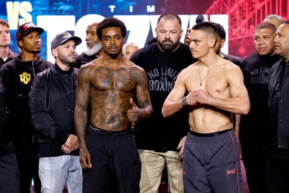 Errol Spence v Tim Tszyu Weigh-In