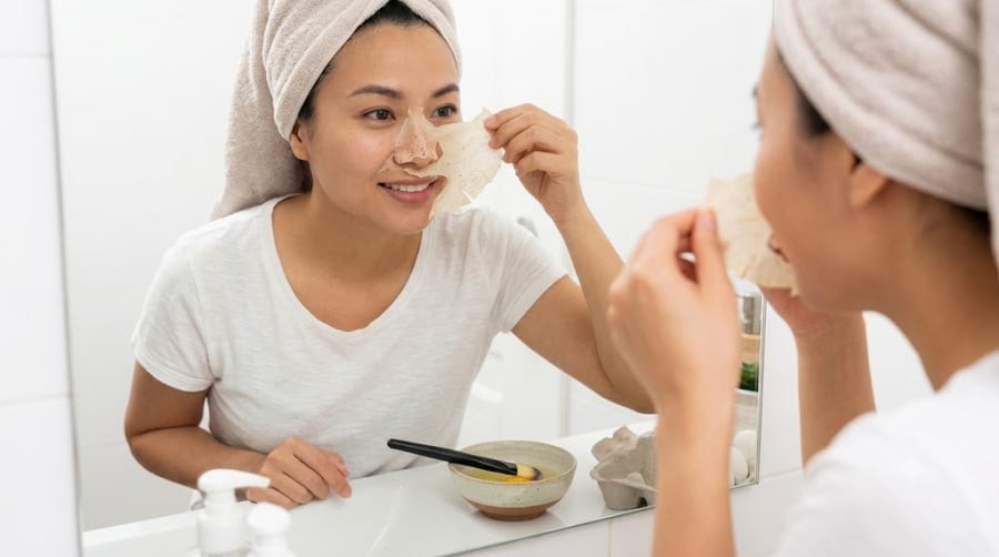 AHA tự nhiên trong chanh giúp tẩy tế bào chết và kiềm dầu, khi kết hợp với lòng trắng trứng sẽ tạo thành 