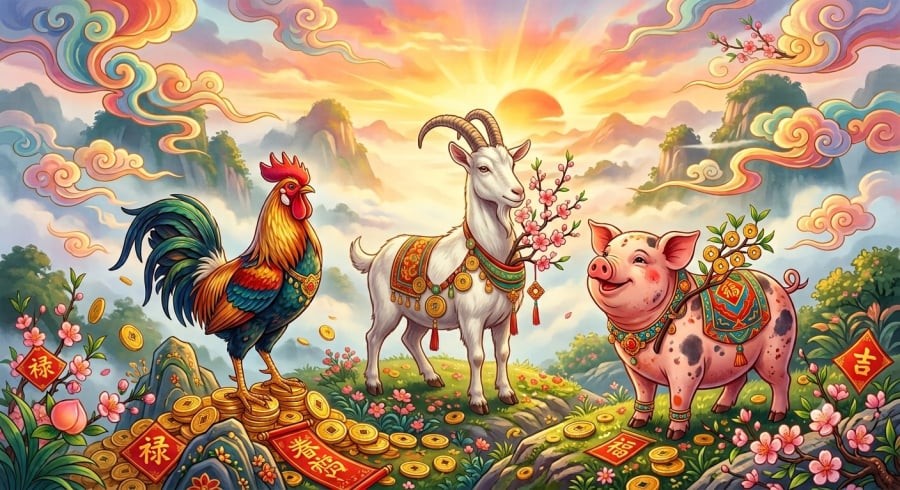Bước qua tháng cô hồn, tuổi Dậu, Mùi và Hợi được dự báo đón nhiều tín hiệu tích cực về công việc và tài lộc.