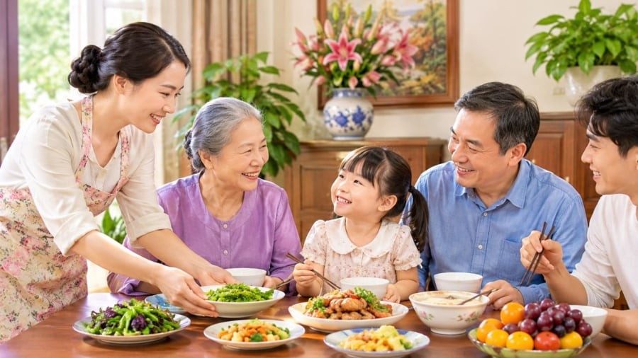 Gia đình êm ấm bắt nguồn từ những thói quen này